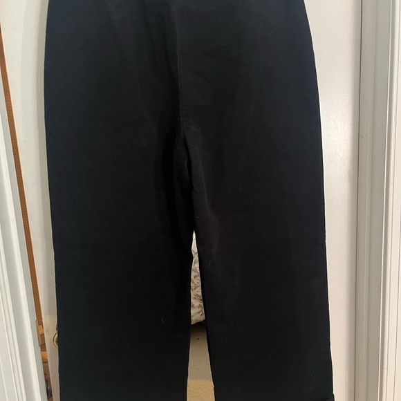 Tory Burch Button-Detailed Straight-Leg Pants - Picture 2 of 3